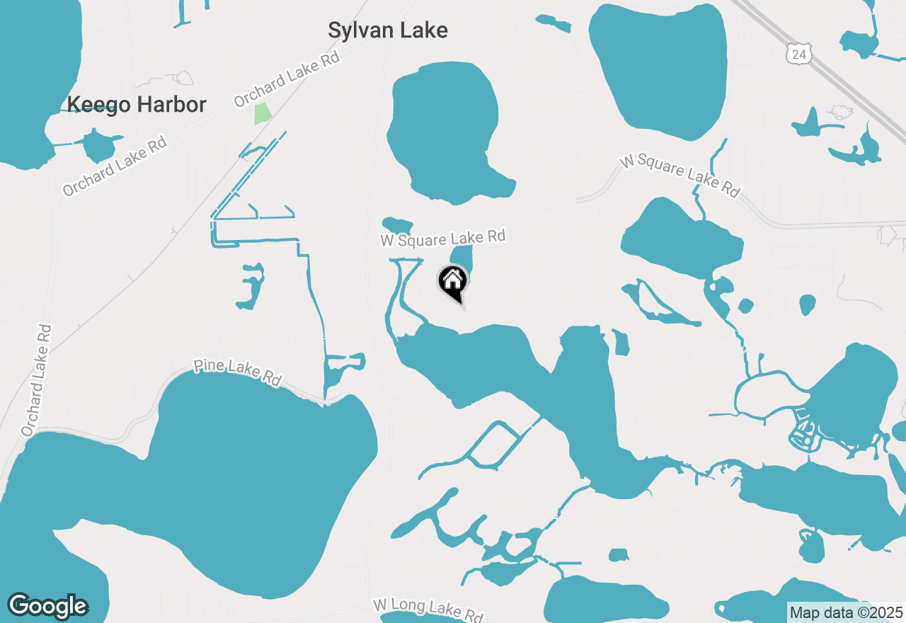 Map of 2121 Uplong Street, West Bloomfield, MI 48324