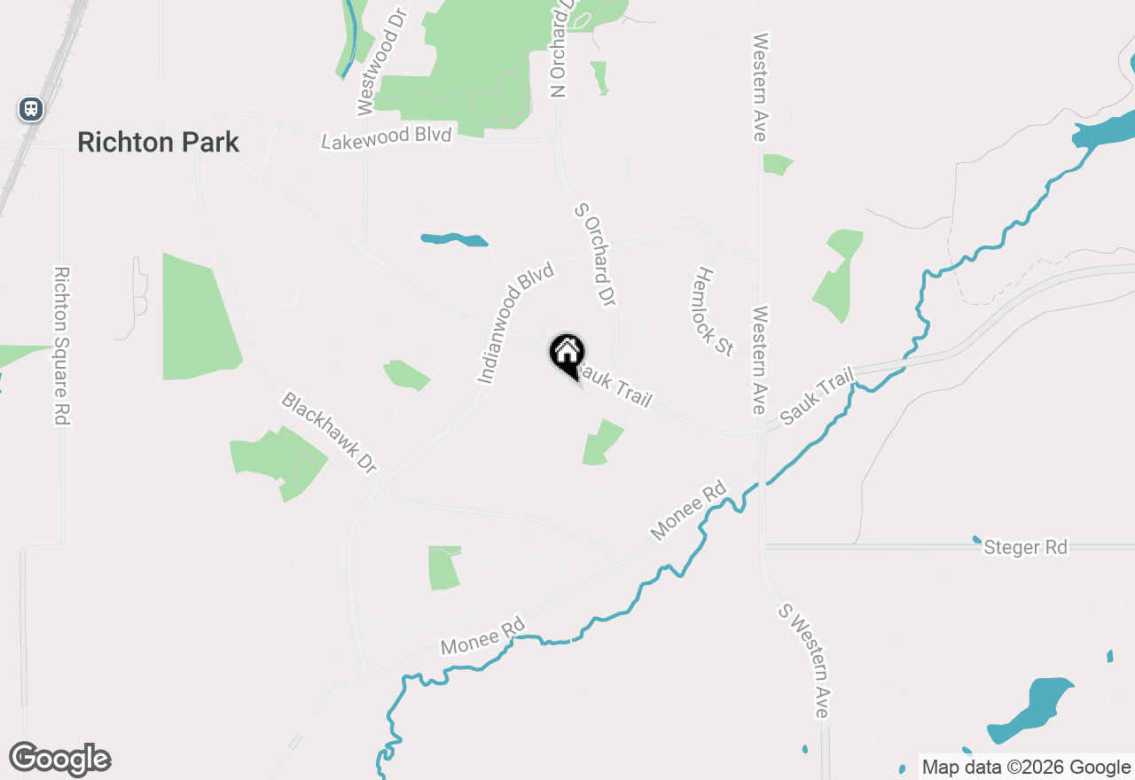 Map of 310 Nassau Street, Park Forest, IL 60466