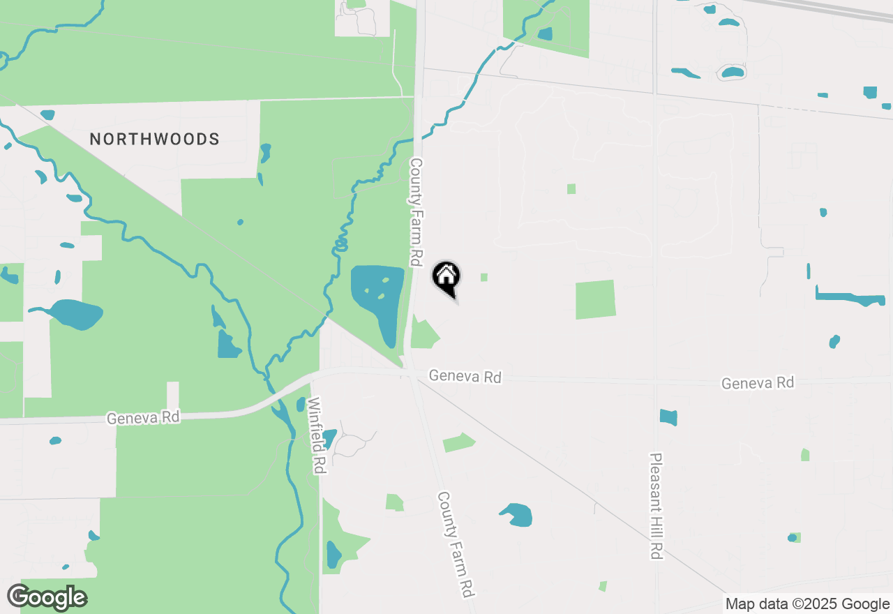 Map of 27W137 Chestnut Lane, Winfield, IL 60190