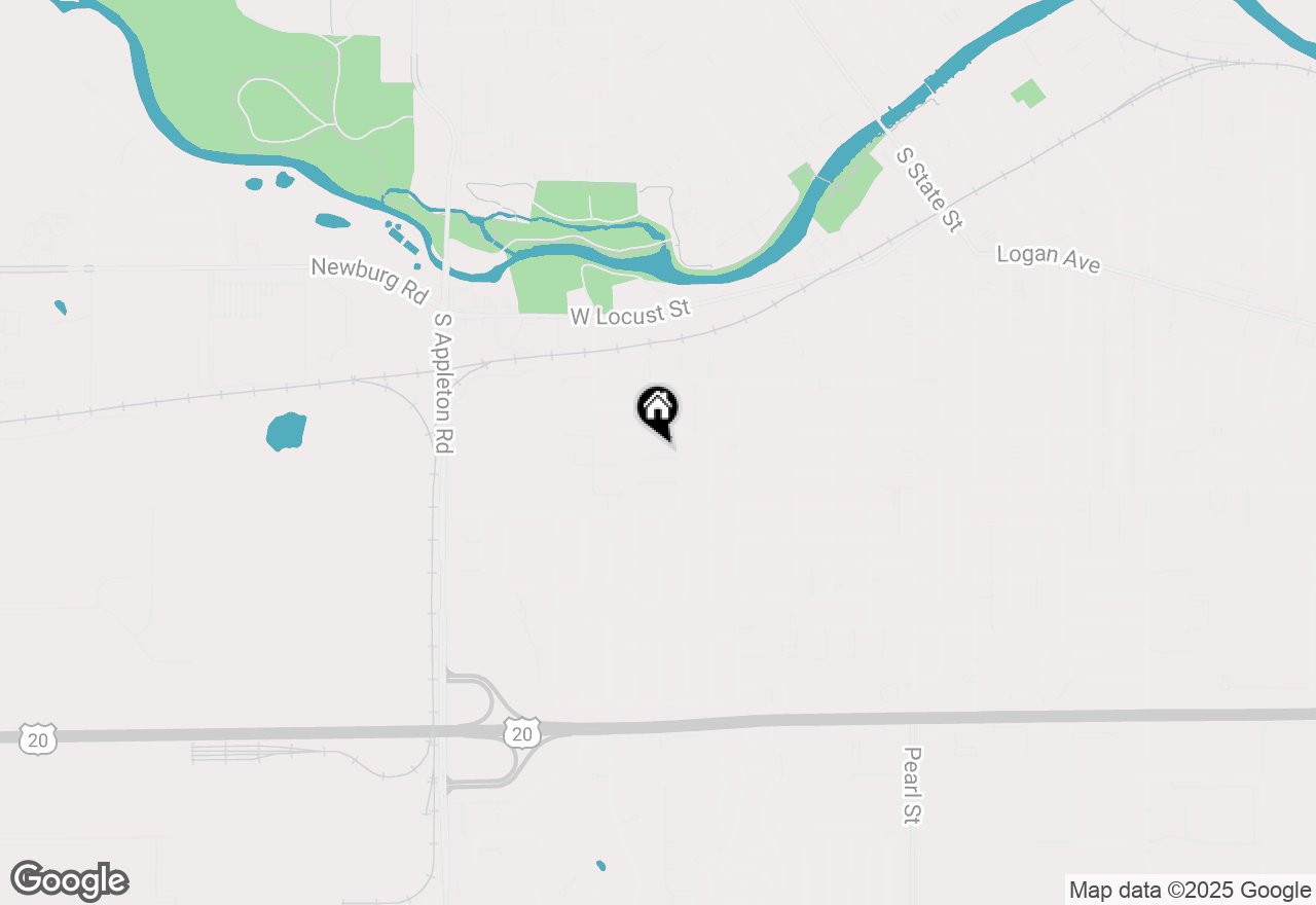 Map of 919 Bancroft Place, Belvidere, IL 61008