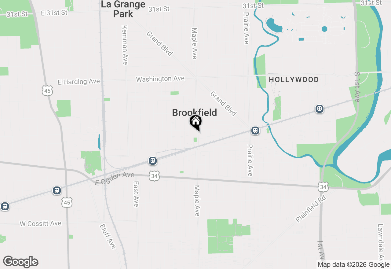 Map of 3810 Maple Avenue, Brookfield, IL 60513