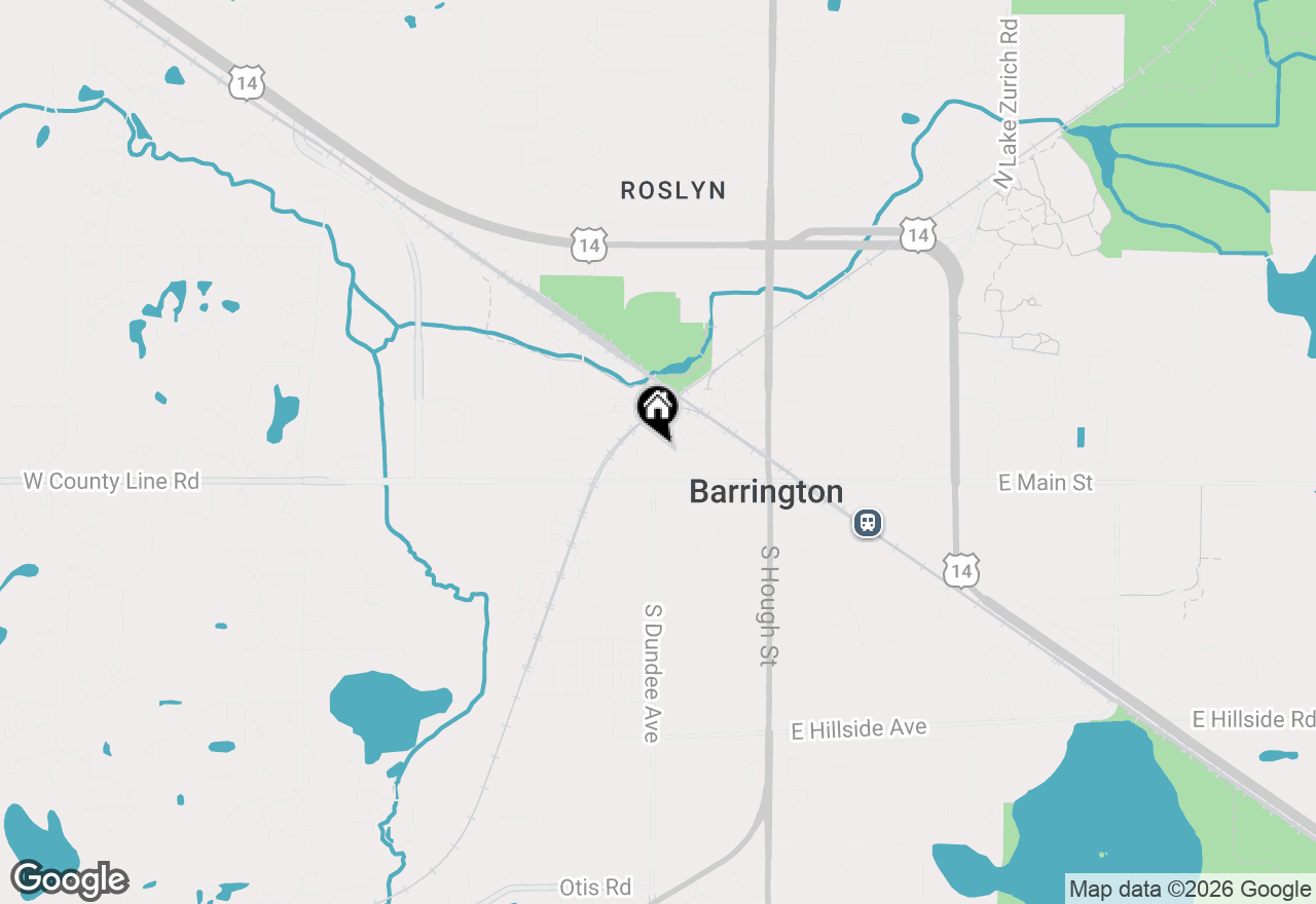 Map of (Address confidential), Barrington, Illinois 60010