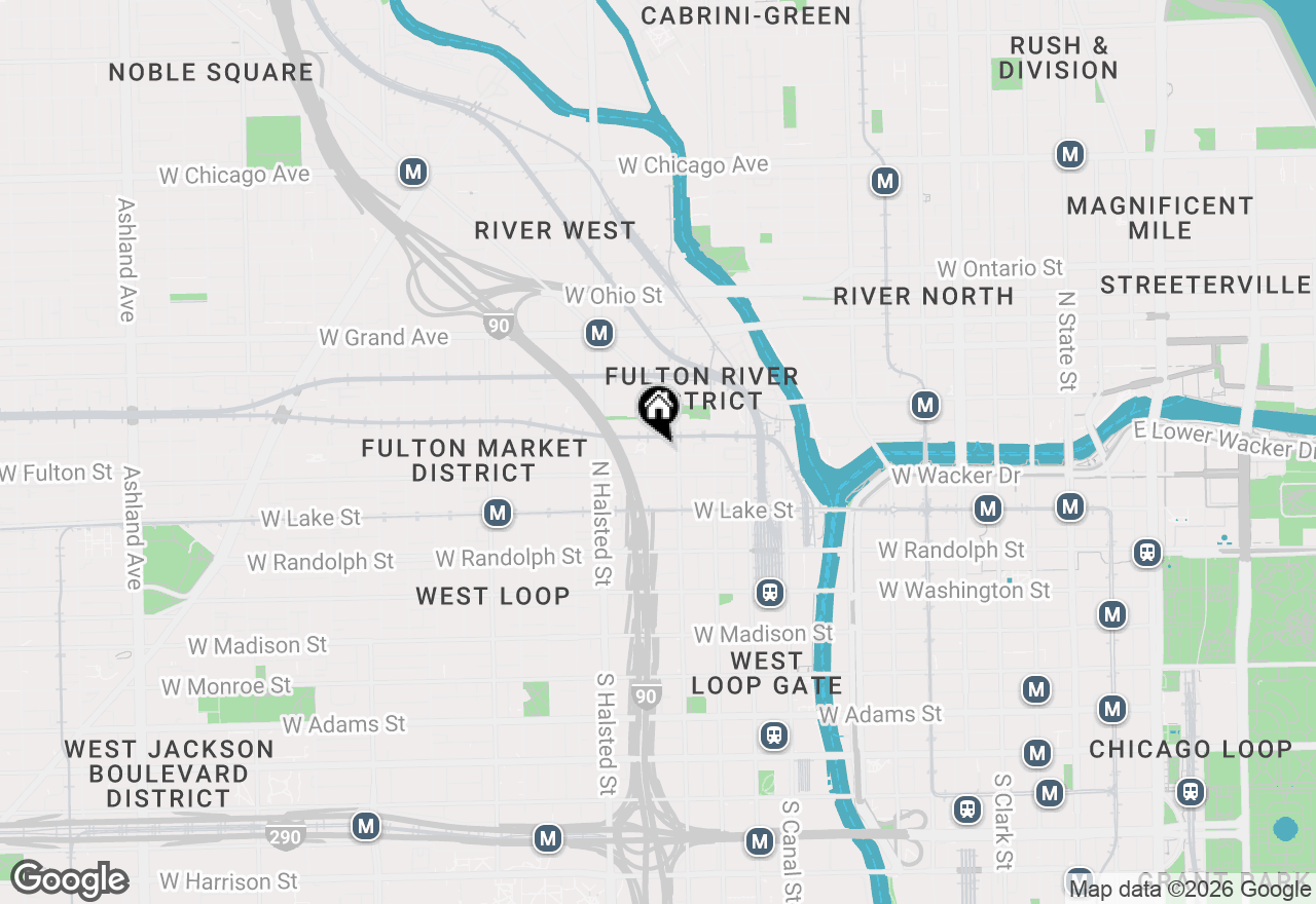 Map of 650 W Wayman Street #508, Chicago, IL 60661