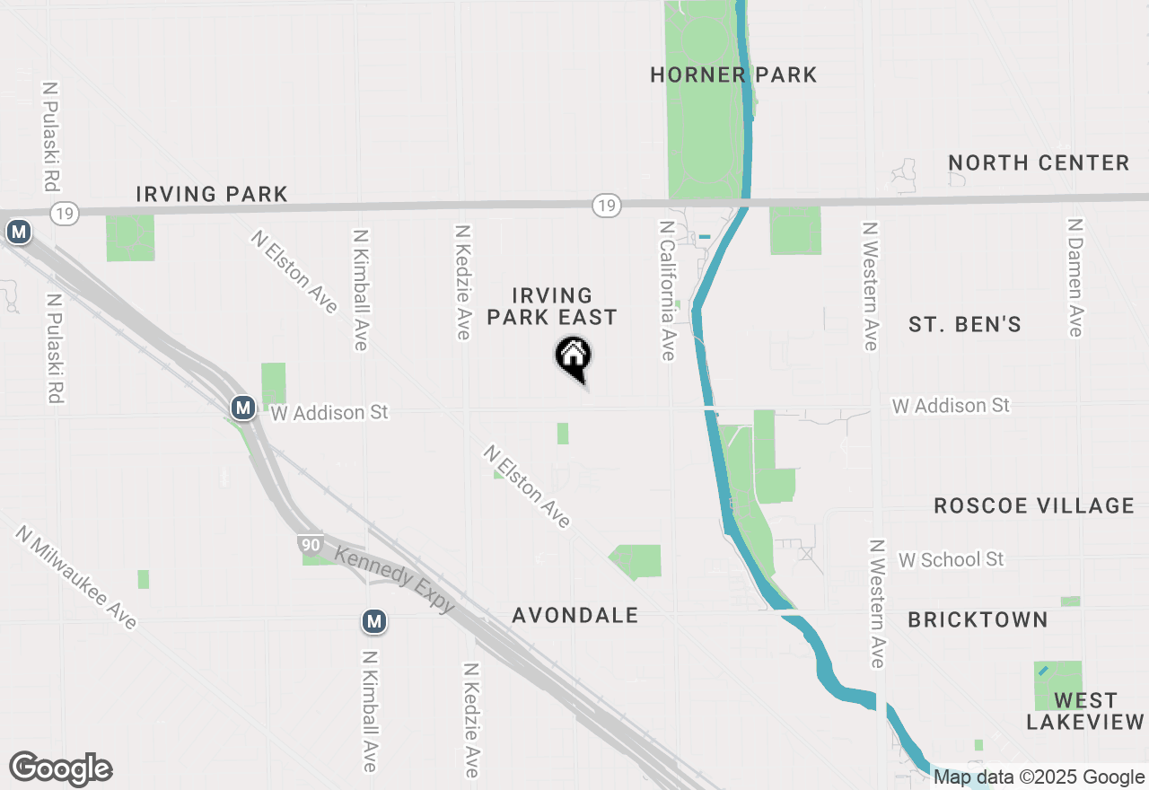 Map of 3613 N Sacramento Avenue, Chicago, IL 60618
