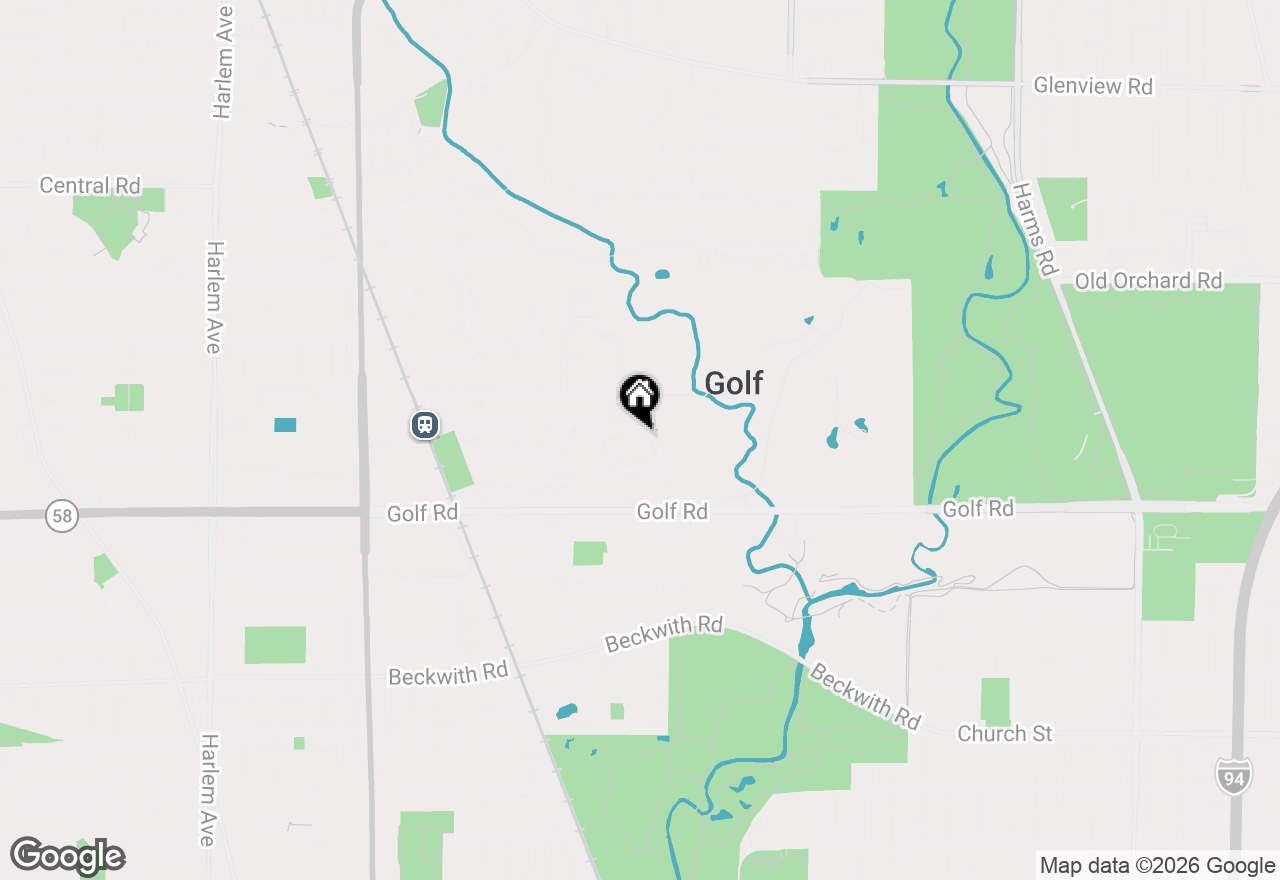 Map of 61 Overlook Drive, Golf, IL 60029