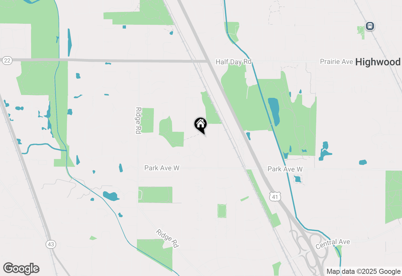 Map of 1605 Freesia Court, Highland Park, IL 60035