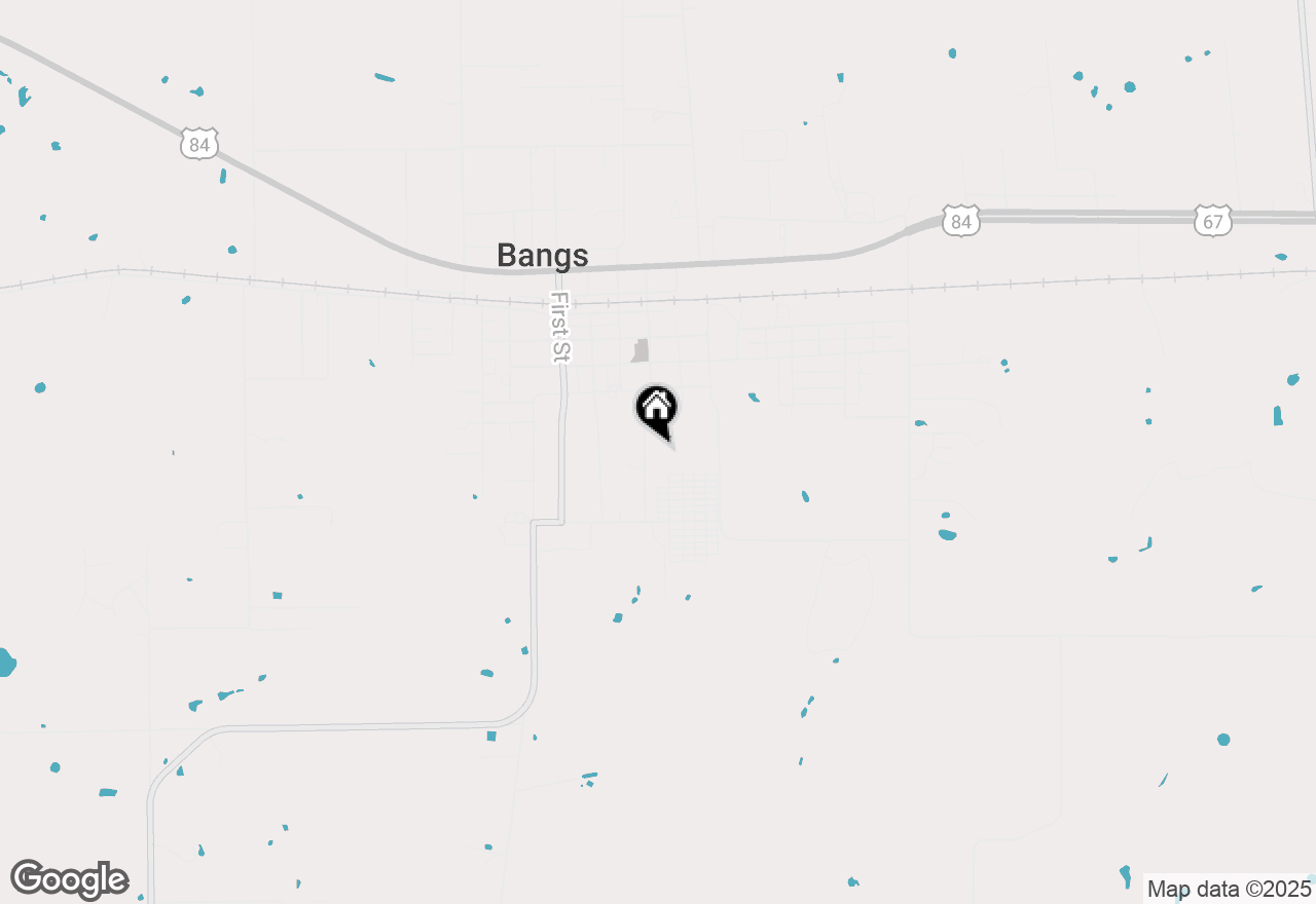 Map of 709 Fourth Street, Bangs, TX 76823