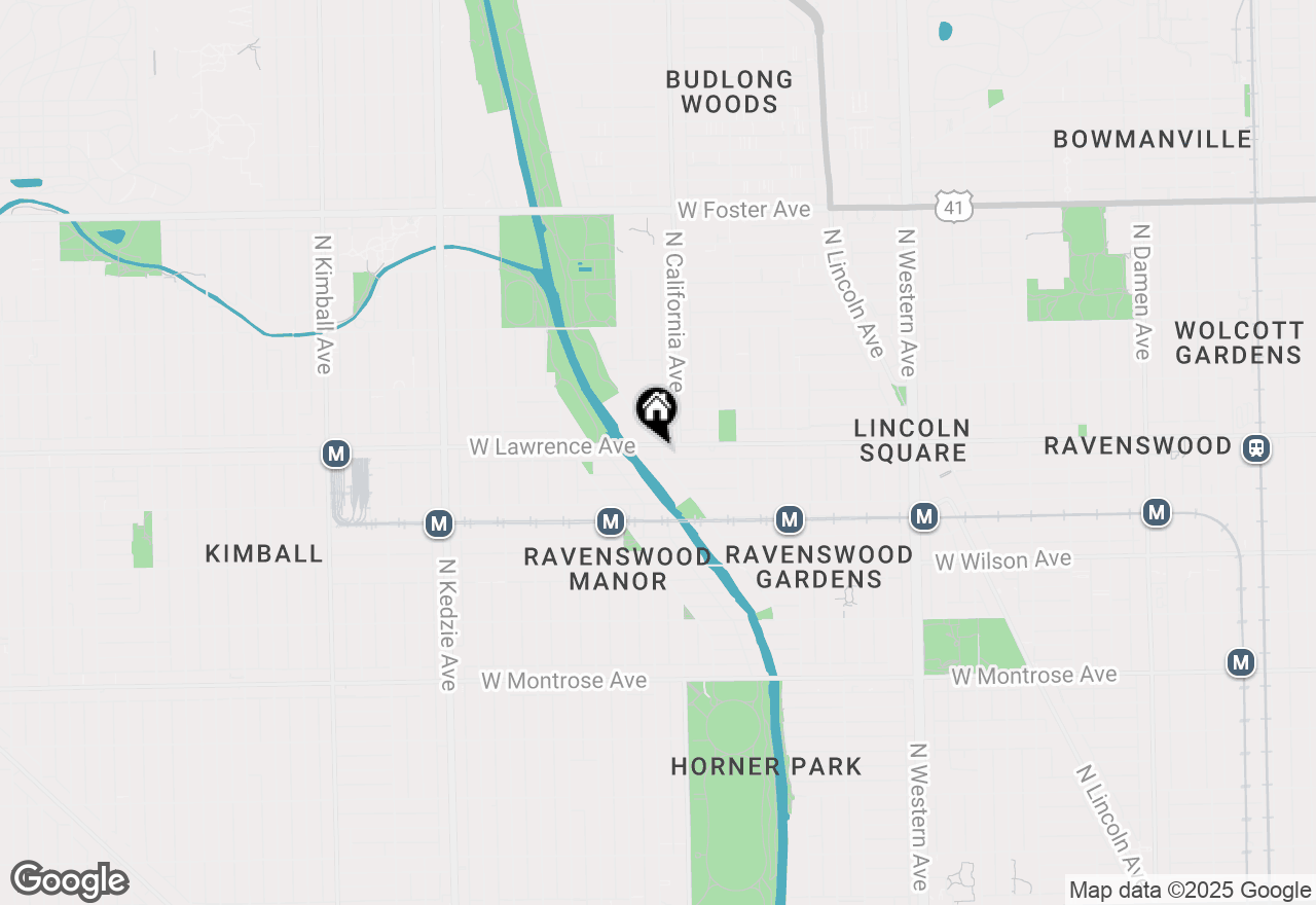 Map of 4764 N Virginia Avenue #A, Chicago, IL 60625