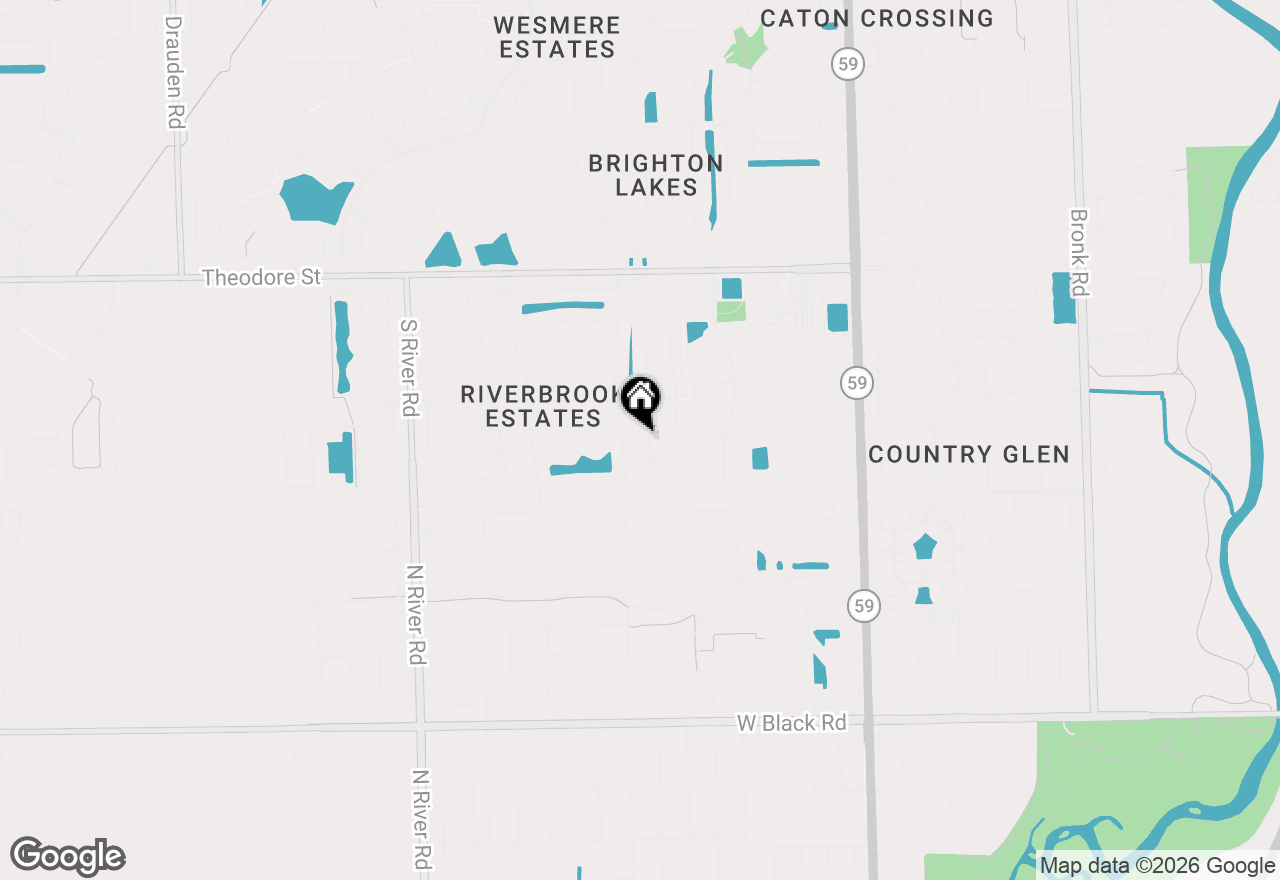 Map of 1303 Bridgehampton Drive, Plainfield, IL 60586