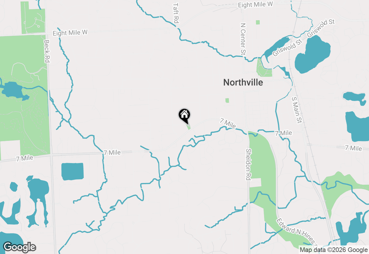 Map of 701 Spring Drive, Northville, MI 48167