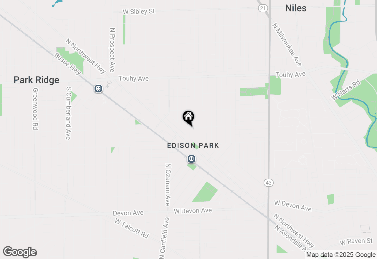 Map of 6881 N Overhill Avenue #1, Chicago, IL 60631