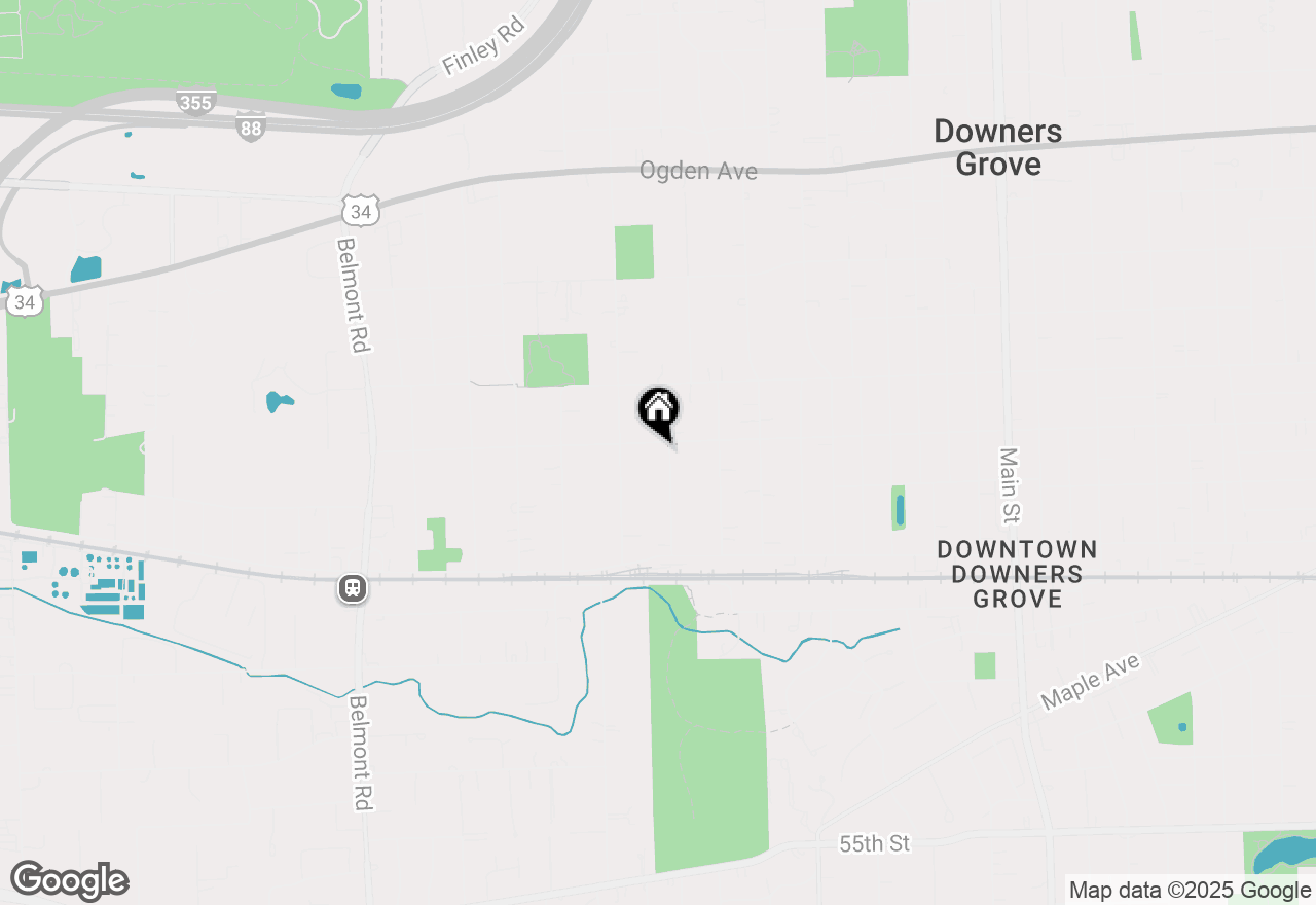 Map of 4804 Northcott Avenue, Downers Grove, IL 60515