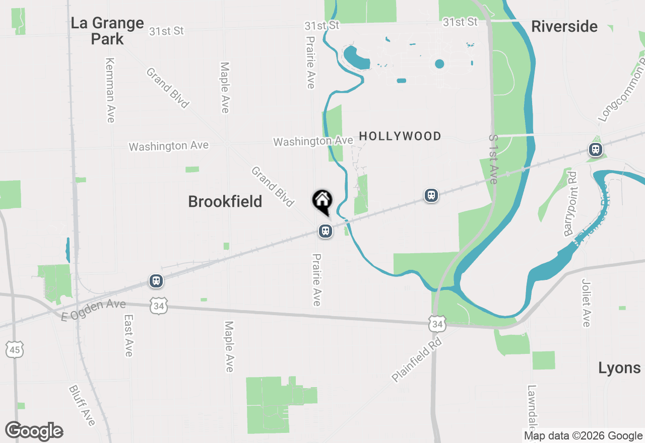 Map of 8822 Brookfield Avenue #405, Brookfield, IL 60513