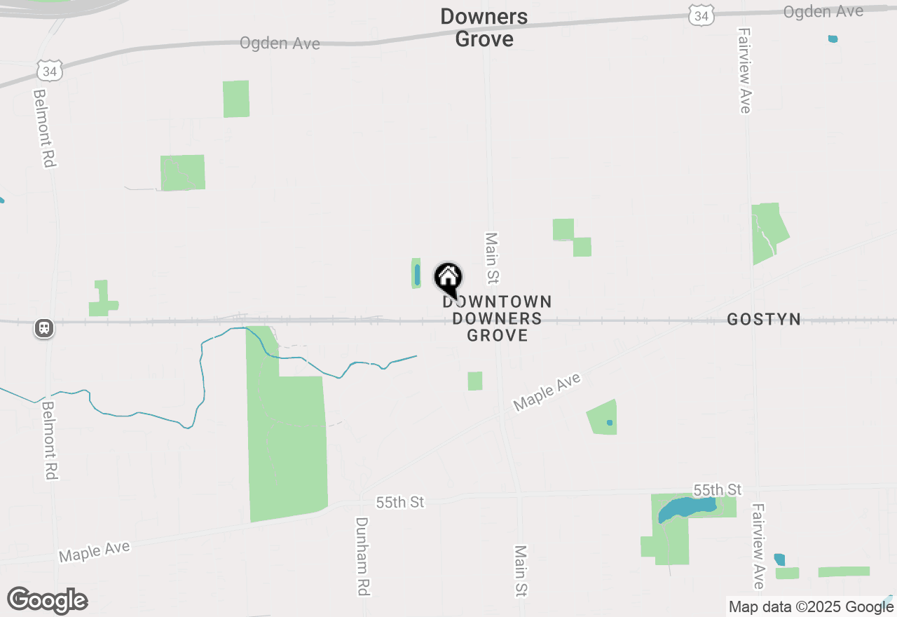 Map of 1121 Warren Avenue #200, Downers Grove, IL 60515