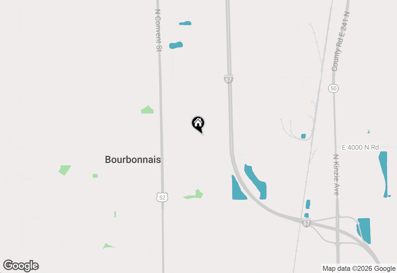 Map of 1528 Stefanie Lane, Bourbonnais, IL 60914