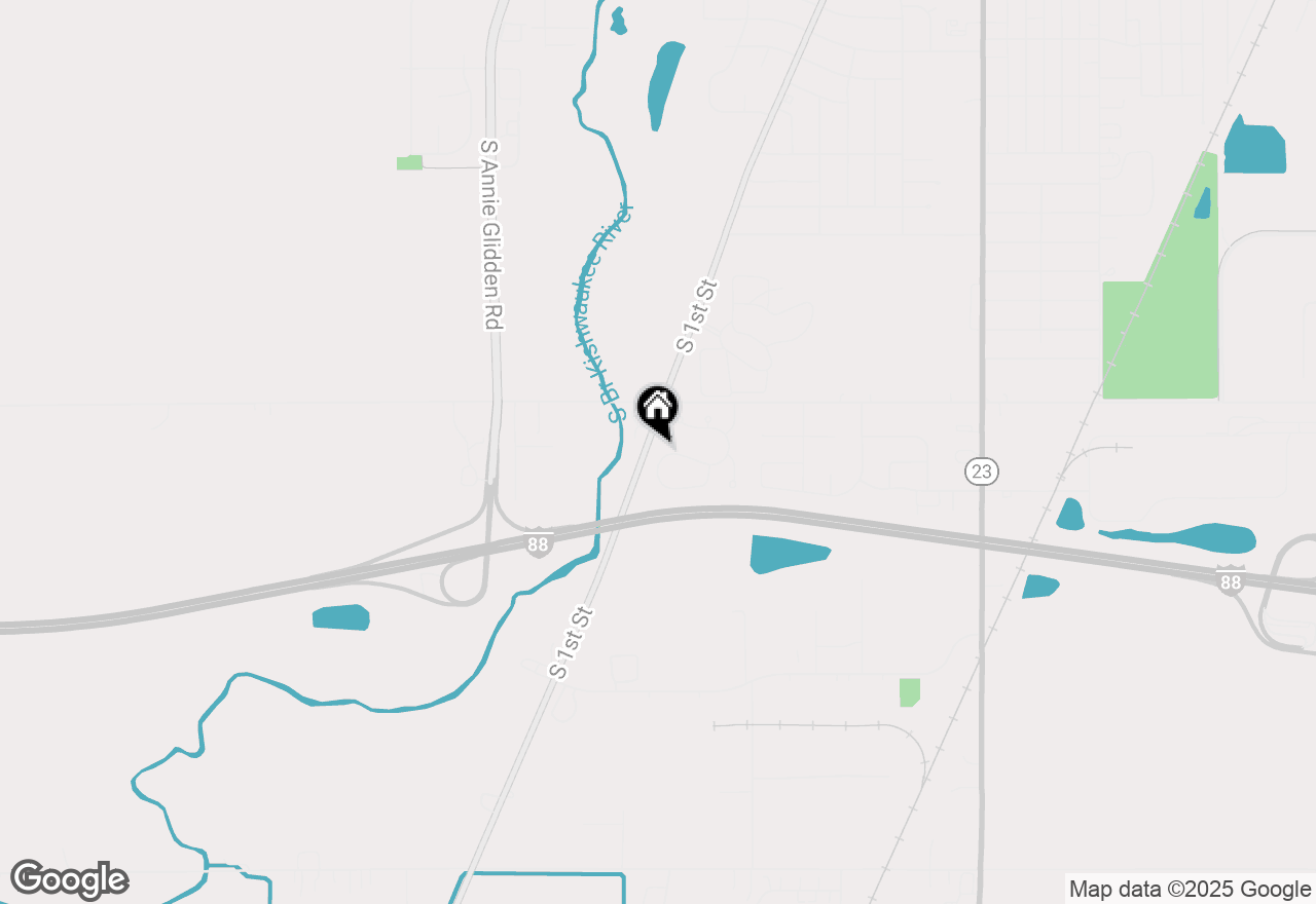 Map of 111 Devonshire Drive, Dekalb, IL 60115