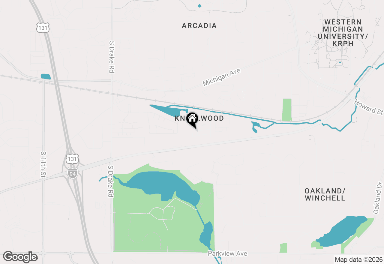 Map of 1906 Hawk Drive, Kalamazoo, MI 49008