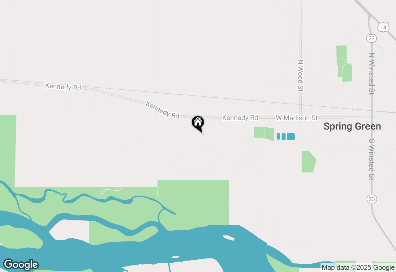 Map of E4596 Ruetten Drive, Spring Green, WI 53588