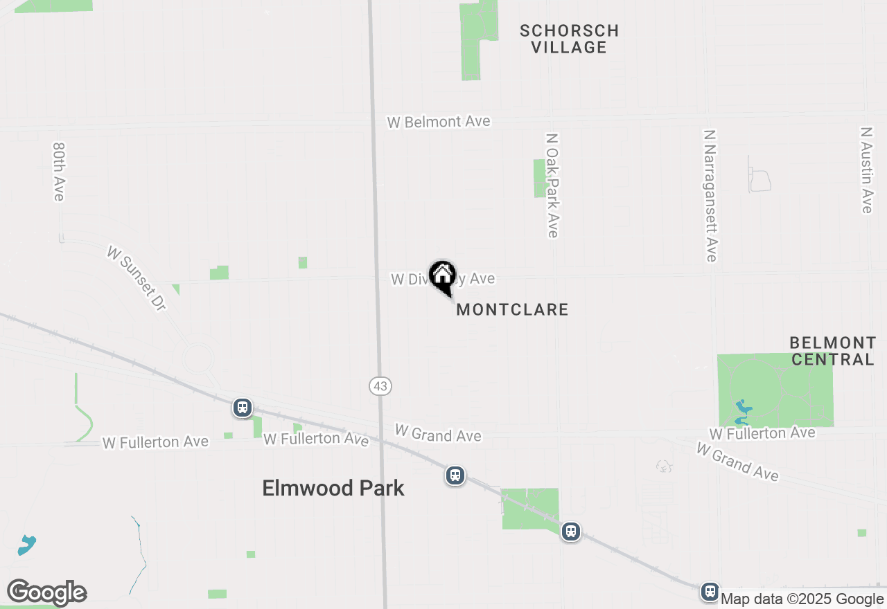 Map of 2719 N Nordica Avenue, Chicago, IL 60707