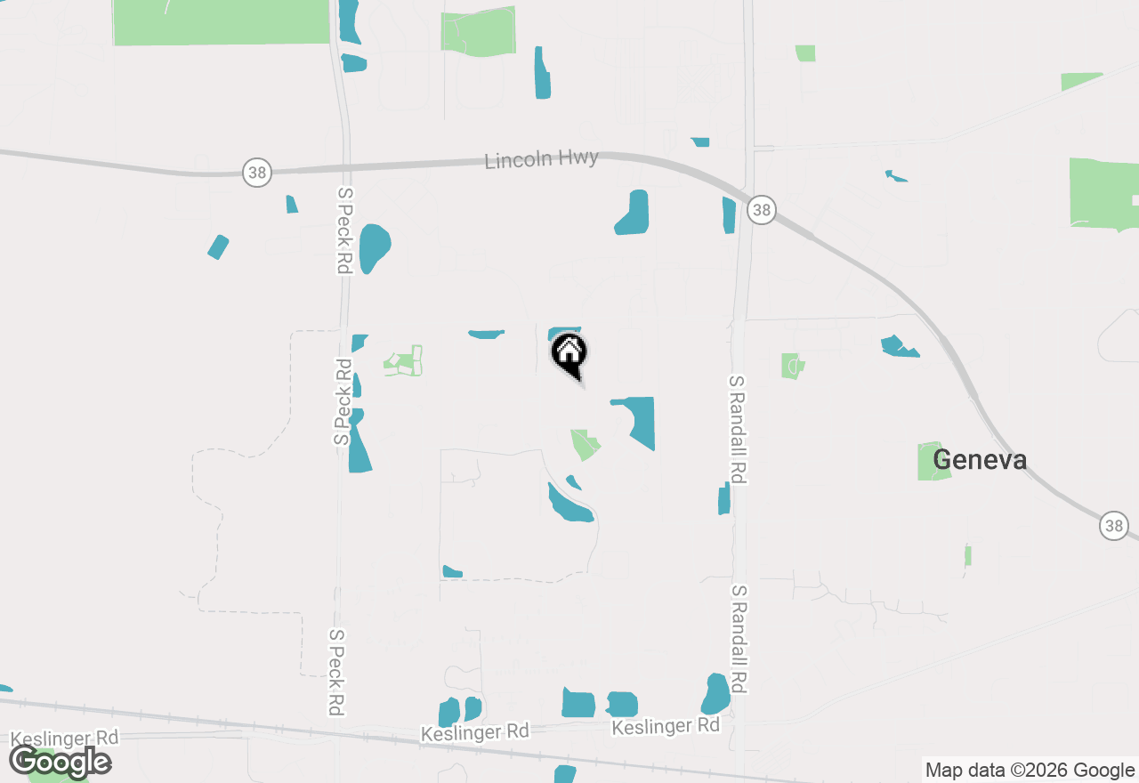 Map of 436 Mayborne Lane, Geneva, IL 60134
