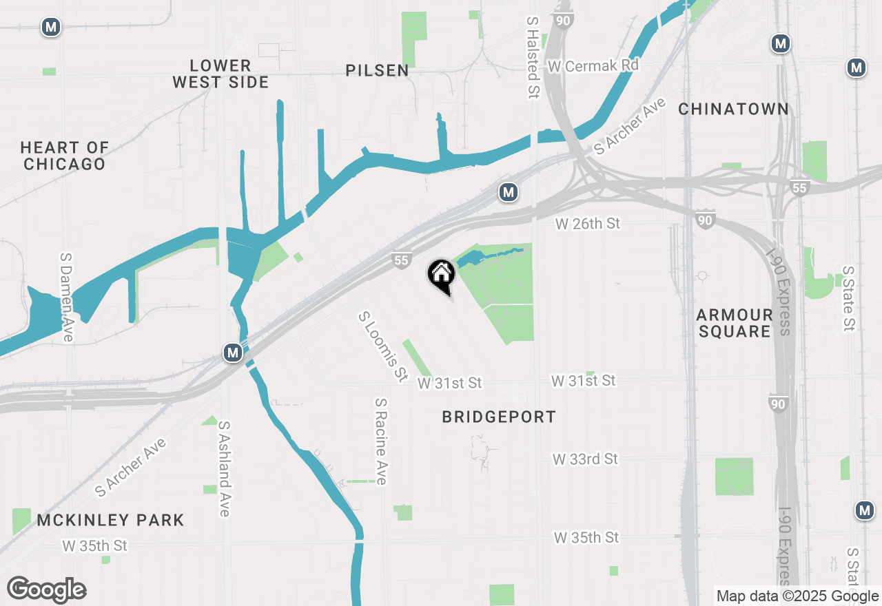 Map of 2879 S Throop Street, Chicago, IL 60608