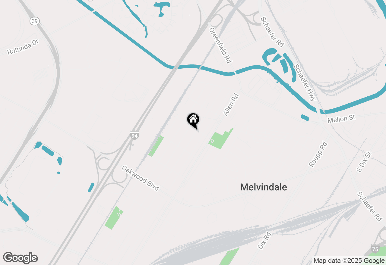 Map of 17621 Wood Street, Melvindale, MI 48122