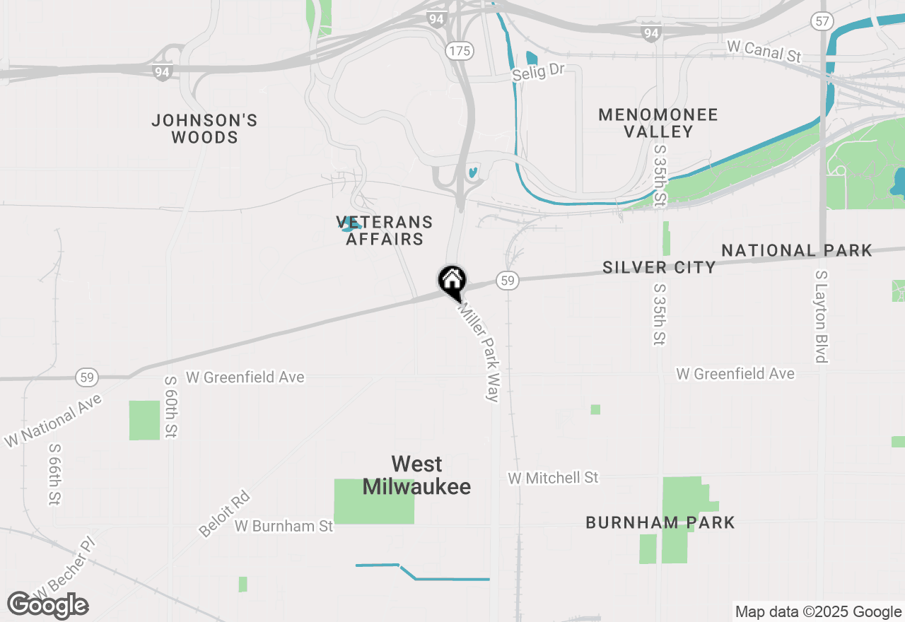 Map of 4508 W Westchester Sq, West Milwaukee, WI 53214