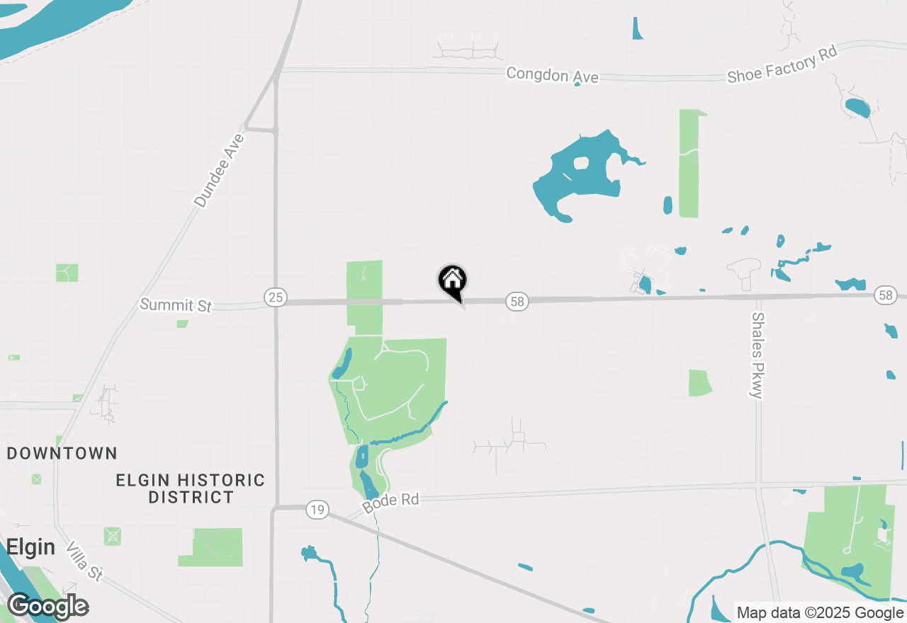 Map of 1 American Way, Elgin, IL 60120