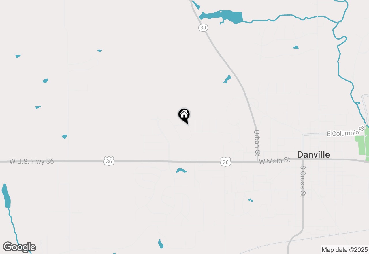 Map of 1399 Hat Band Street, Danville, IN 46122