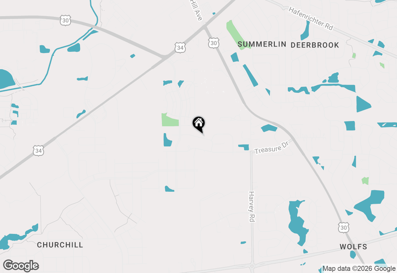 Map of 413 Blue Ridge Drive, Oswego, IL 60543