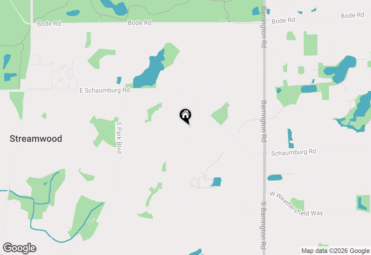 Map of 216 Whitewood Drive, Streamwood, IL 60107