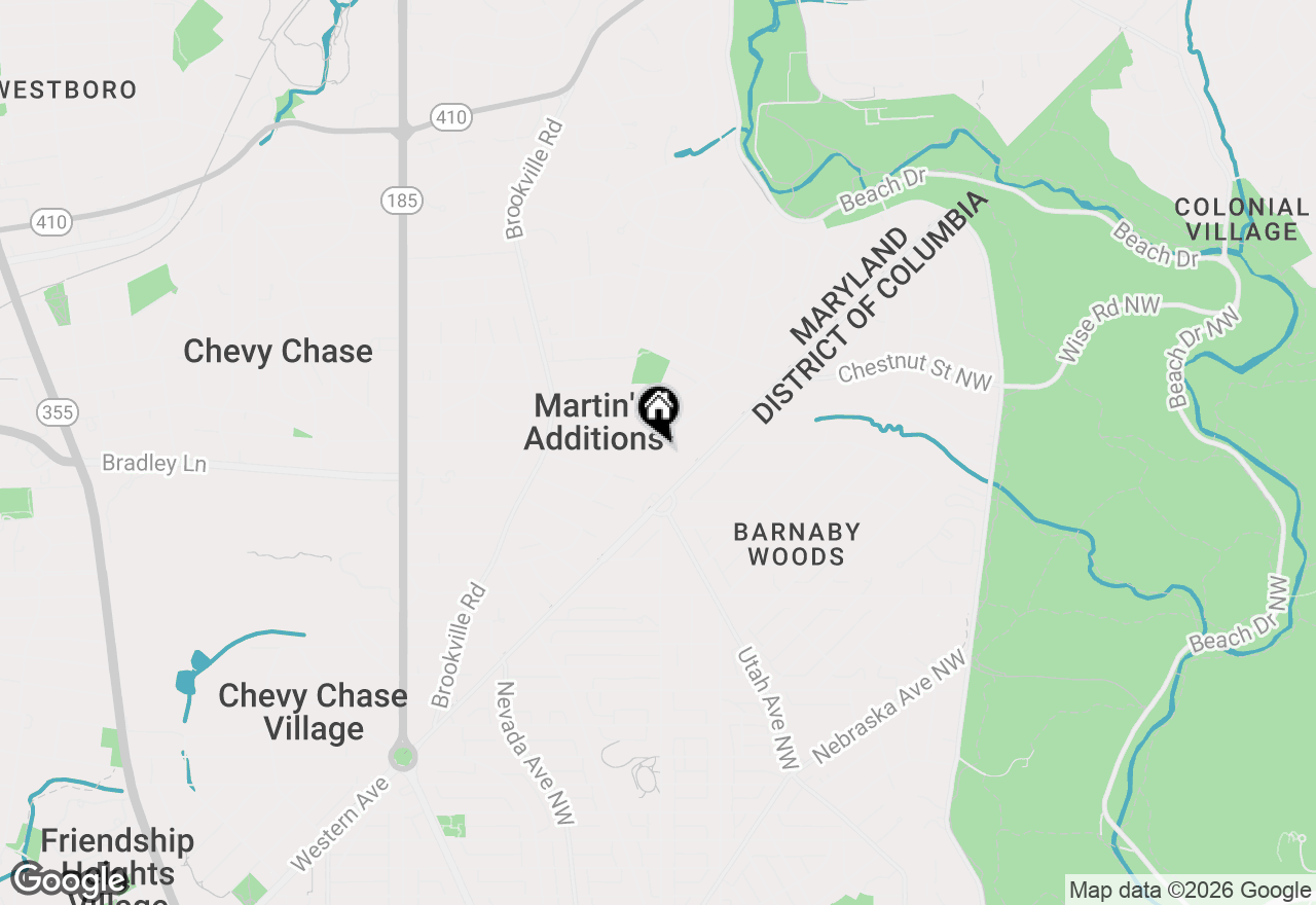 Map of 3312 Camalier Drive, Chevy Chase, MD 20815