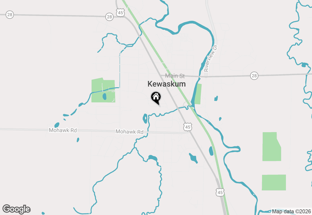 Map of 936 Roseland Dr #1, Kewaskum, WI 53040