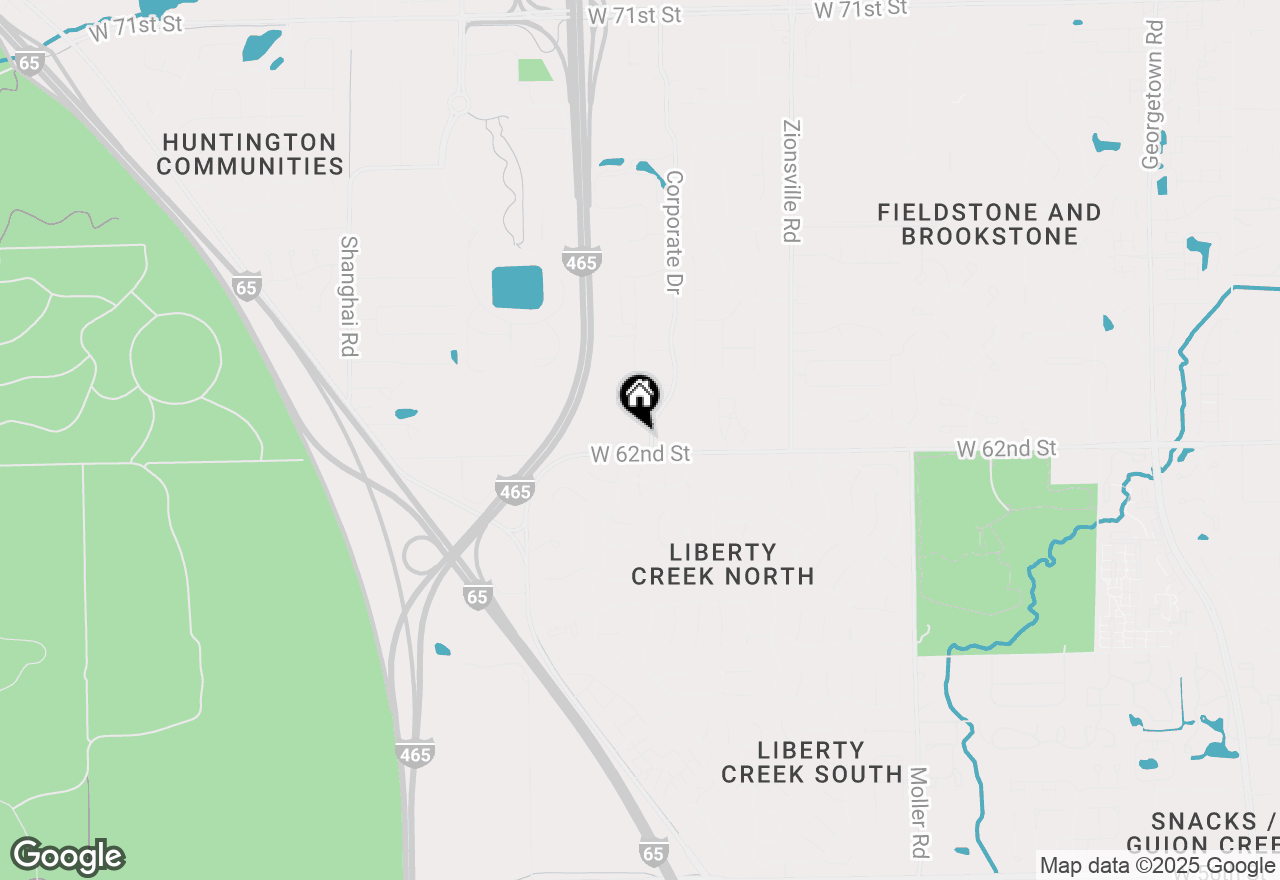 Map of 6002 W 62nd Street, Indianapolis, IN 46278