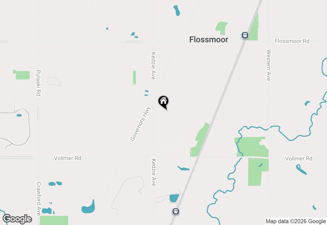Map of 3118 Polly Lane, Flossmoor, IL 60422