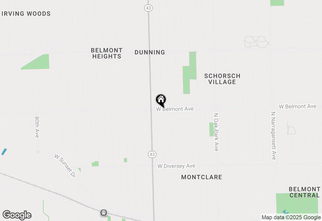 Map of 7129 W Belmont Avenue, Chicago, IL 60634