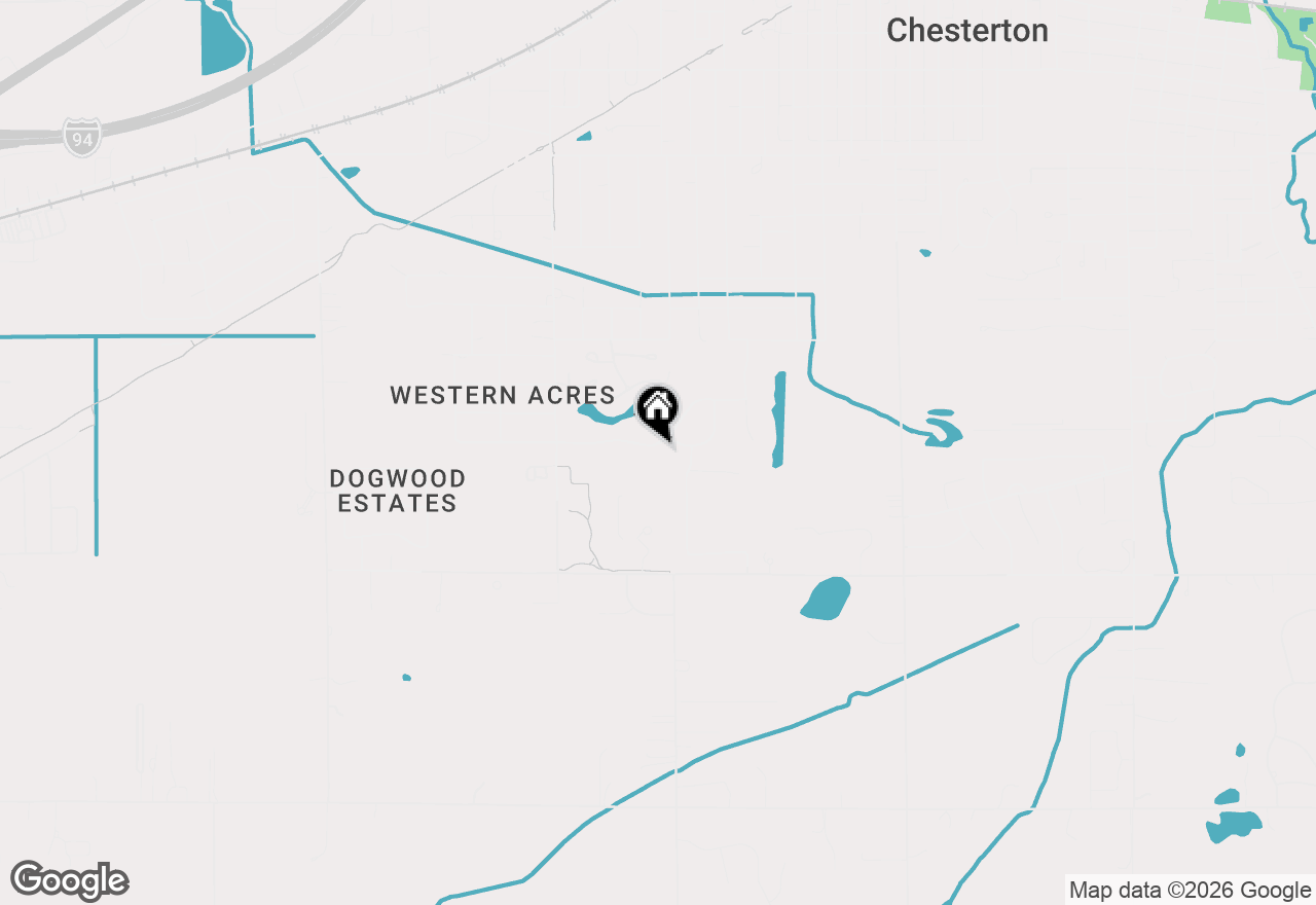 Map of 2037 Texas Street, Chesterton, IN 46304
