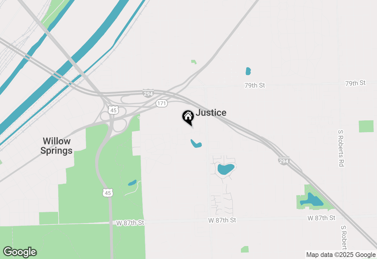 Map of 8830 Concord Lane #J, Justice, IL 60458