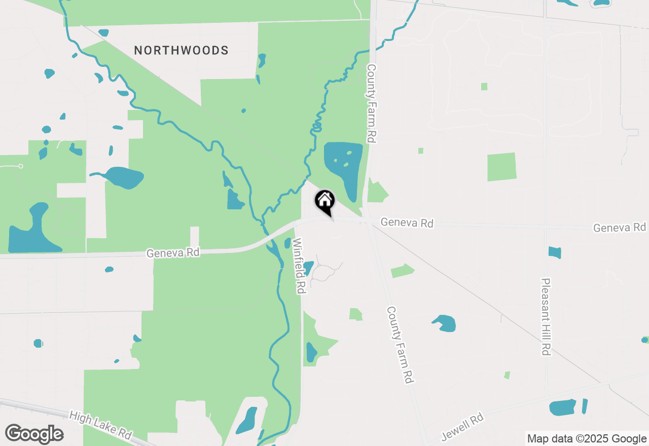 Map of 27W300 Melrose Lane, Winfield, IL 60190