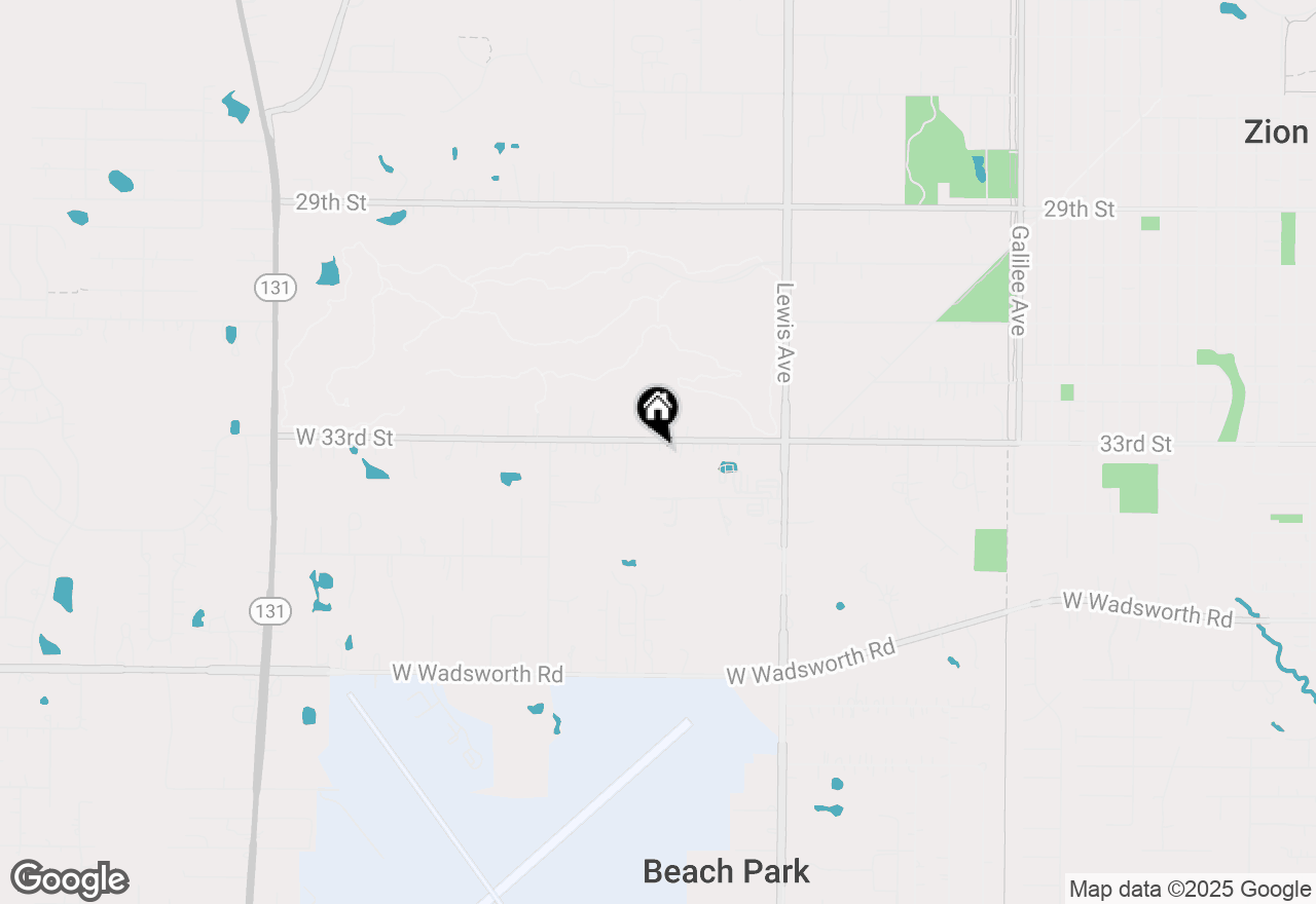 Map of 11773 W 33rd Street, Beach Park, IL 60099