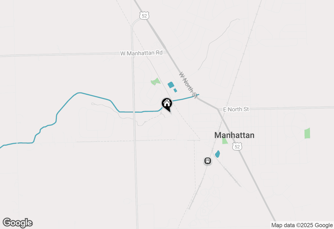 Map of 25503 Barrow Road, Manhattan, IL 60442
