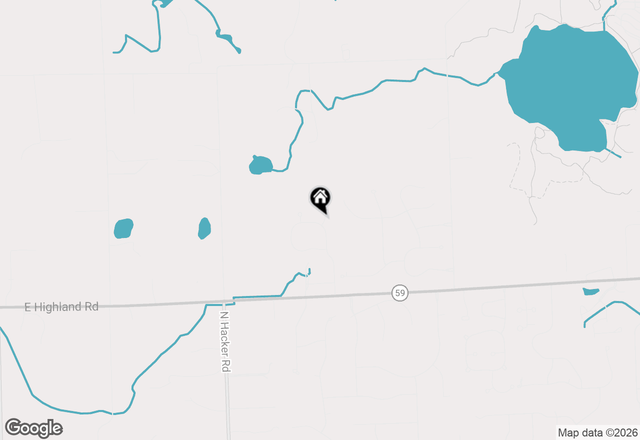 Map of 2333 Torrey Pine Court, Howell, MI 48855