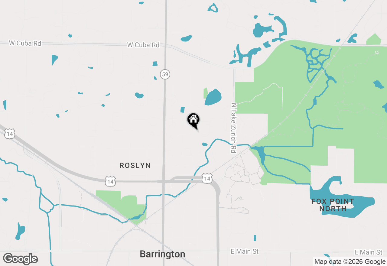 Map of 380 Covington Drive, Barrington, IL 60010