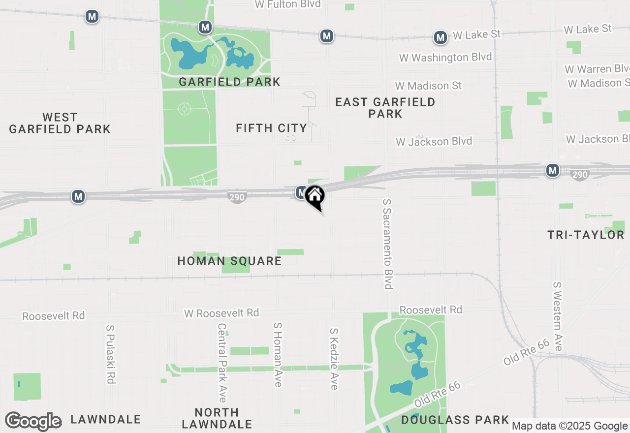 Map of 3235 W Flournoy Street #2, Chicago, IL 60624