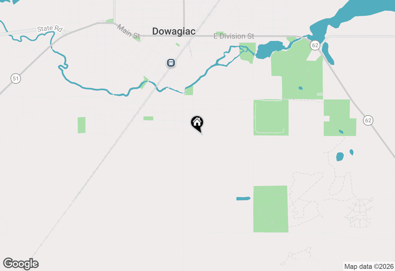 Map of 27911 Gideon Street, Dowagiac, MI 49047