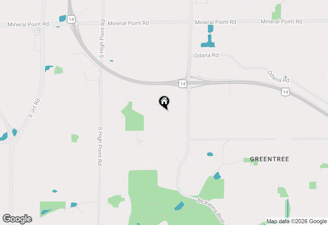 Map of 9 Captains Court #2, Madison, WI 53719
