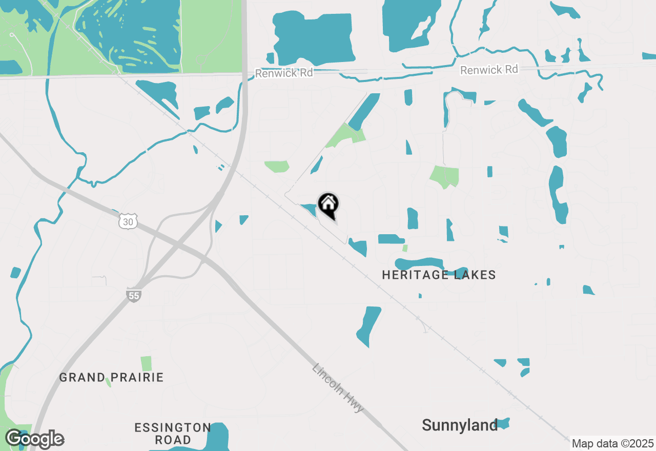 Map of 3503 Indian Head Lane, Joliet, IL 60435