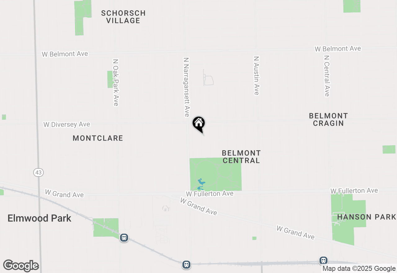 Map of 2711 N Mulligan Avenue, Chicago, IL 60639