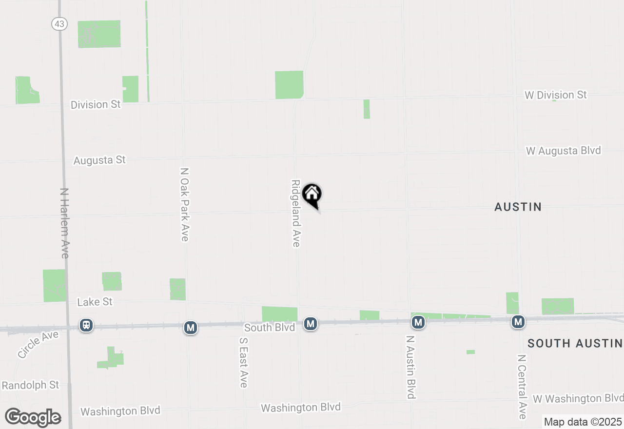 Map of 301 Chicago Avenue #3NW, Oak Park, IL 60302