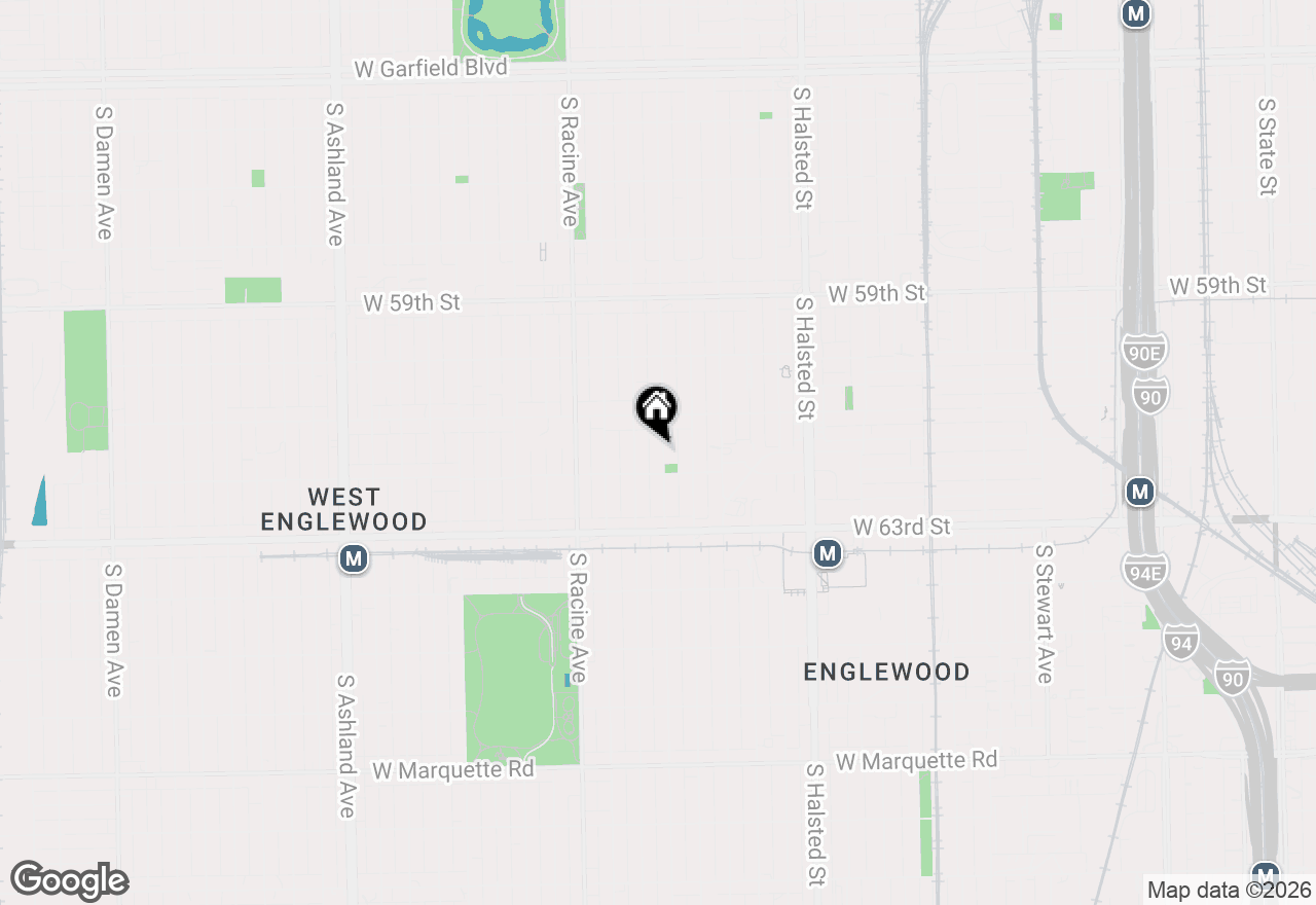Map of 6142 S Carpenter Street, Chicago, IL 60621
